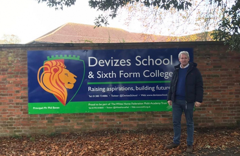 Danny Kruger at Devizes School