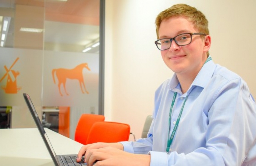 Wiltshire Council Apprentice Ben Atkinson