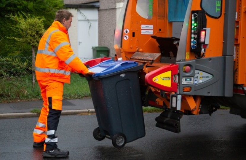 Recycling lorry