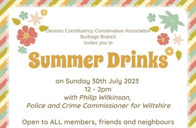 Burbage Branch Summer Drinks small invite