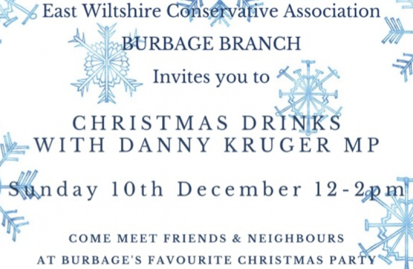 Burbage branch christmas drinks party invite