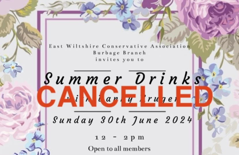 Burbage Summer Drinks CANCELLED