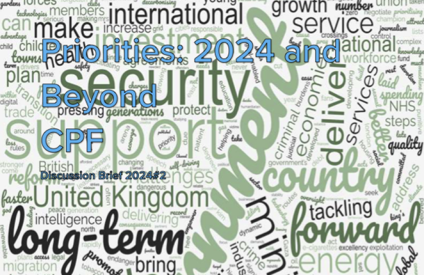 CPF infographic Priorities 2024 and beyond