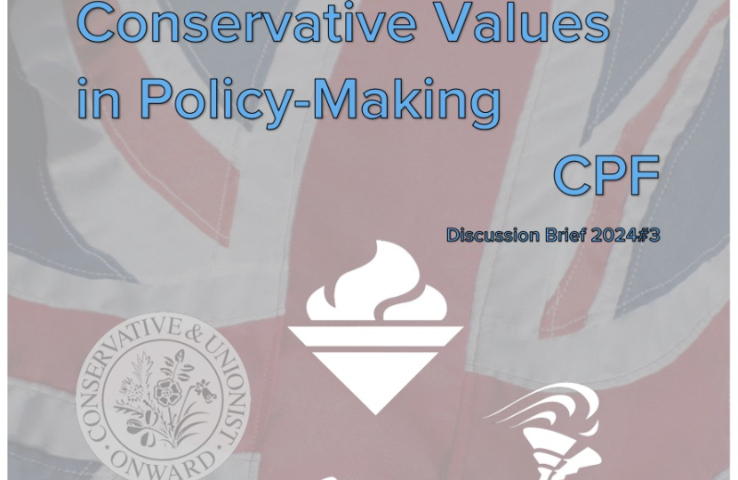 Conservative Values Infographic