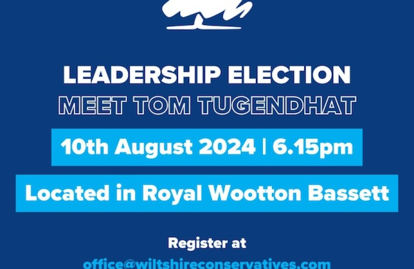 CCA Tom Tugendhat event