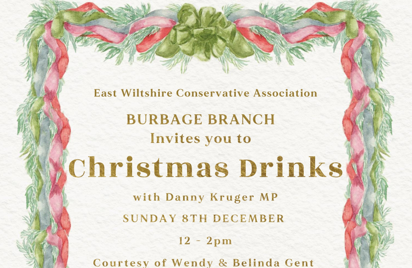 Burbage branch christmas drinks party invite