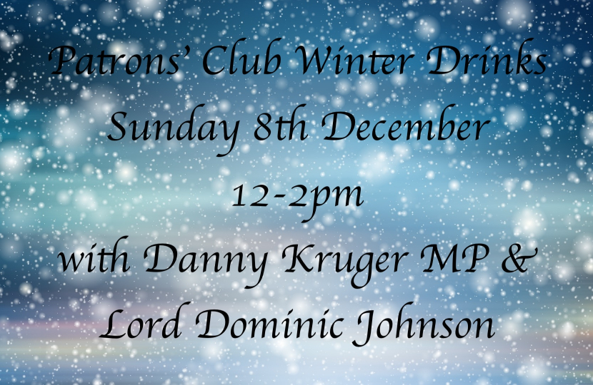 EWCA Patrons Club Winter Drinks