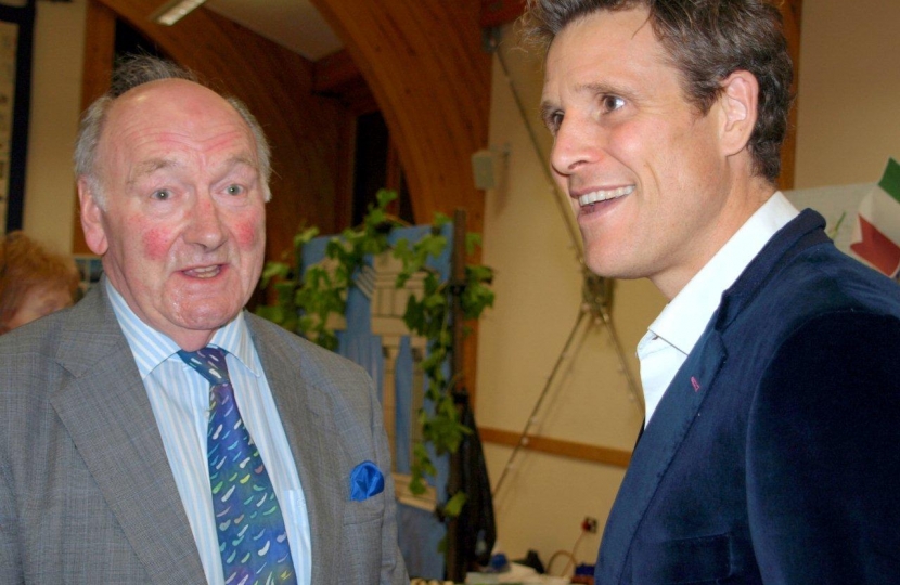 DCCA Chairman Lionel Grundy OBE & Mr. James Cracknell OBE