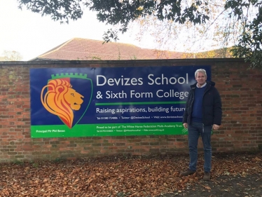 Danny Kruger at Devizes School