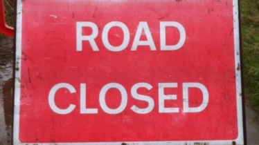 Road Closed sign