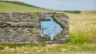 Countryside signpost