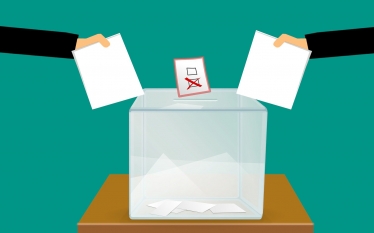 Voting ballot box