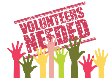 Volunteers Needed graphic